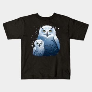 Snowy Owl Fathers Day Kids T-Shirt